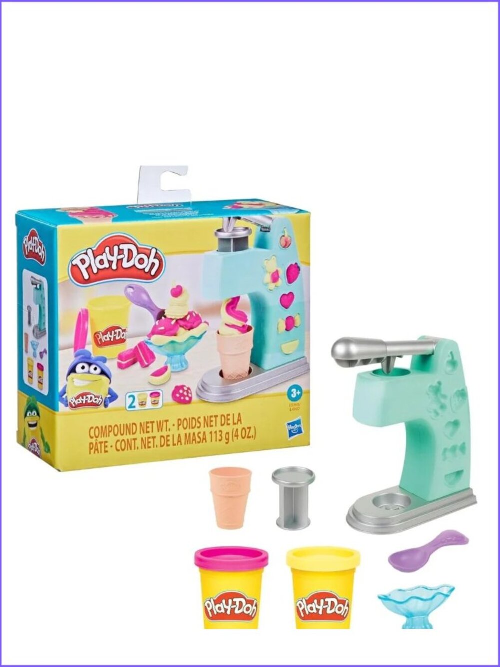 Play-Doh Mini Ice Cream Play Set For Ages 3+ Brand New in Box